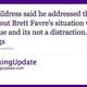 Illustration for article titled Your 2:30 P.M. Favre Update